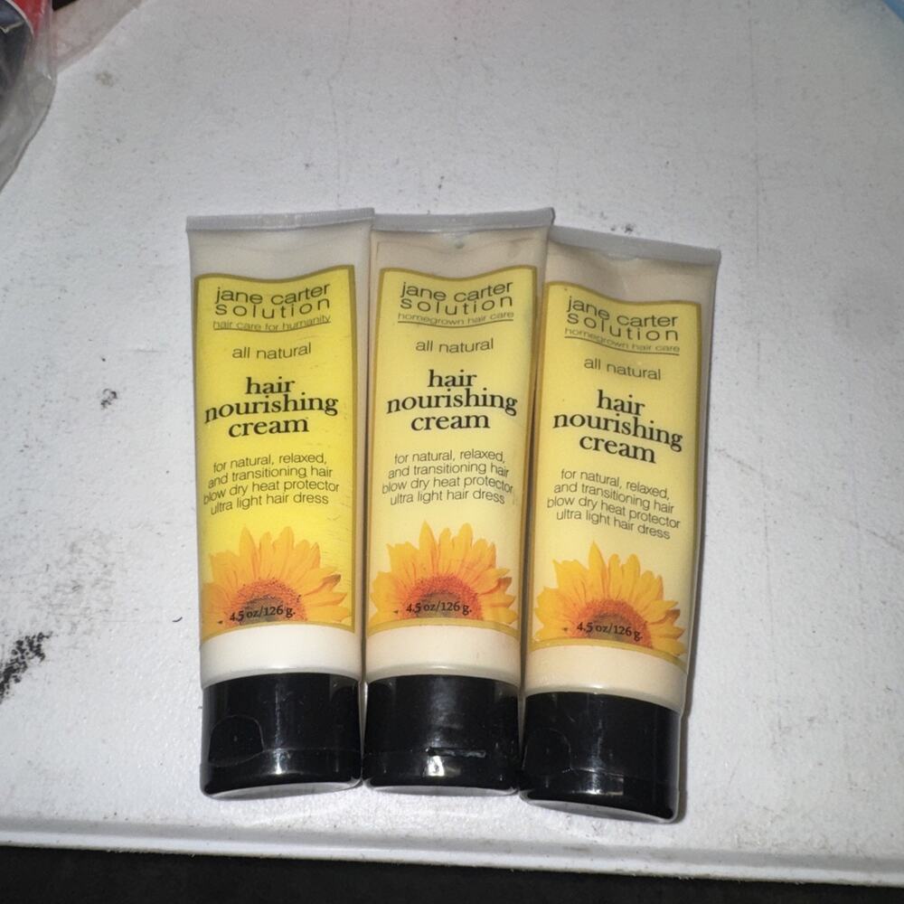 JANE CARTER Solution All Natural HAIR Nourishing Cream 4.5oz